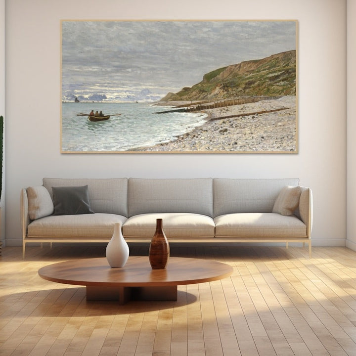 Tableau Bord de Mer Impressionniste, art mural décoration nature