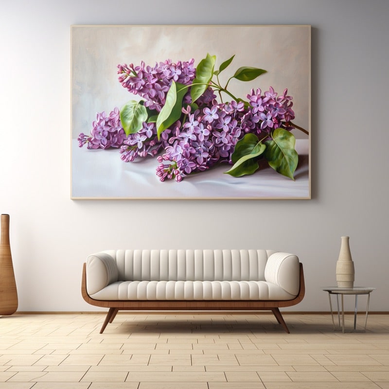 Tableau Bouquet De Lilas