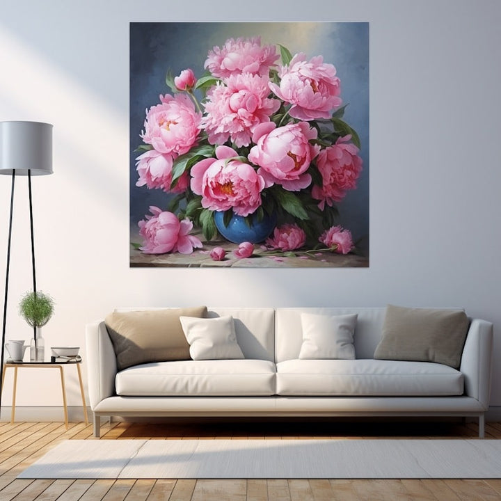 Tableau Bouquet De Pivoines