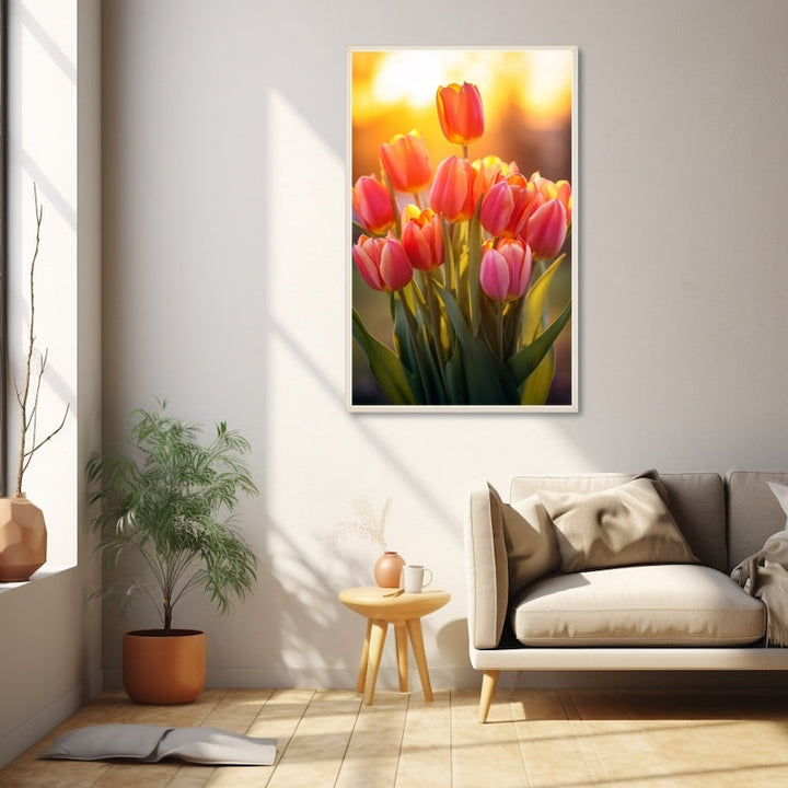 Tableau Bouquet De Tulipes
