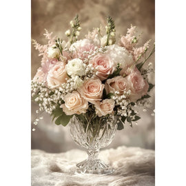 Tableau Bouquet Mariage, art mural décoration nature