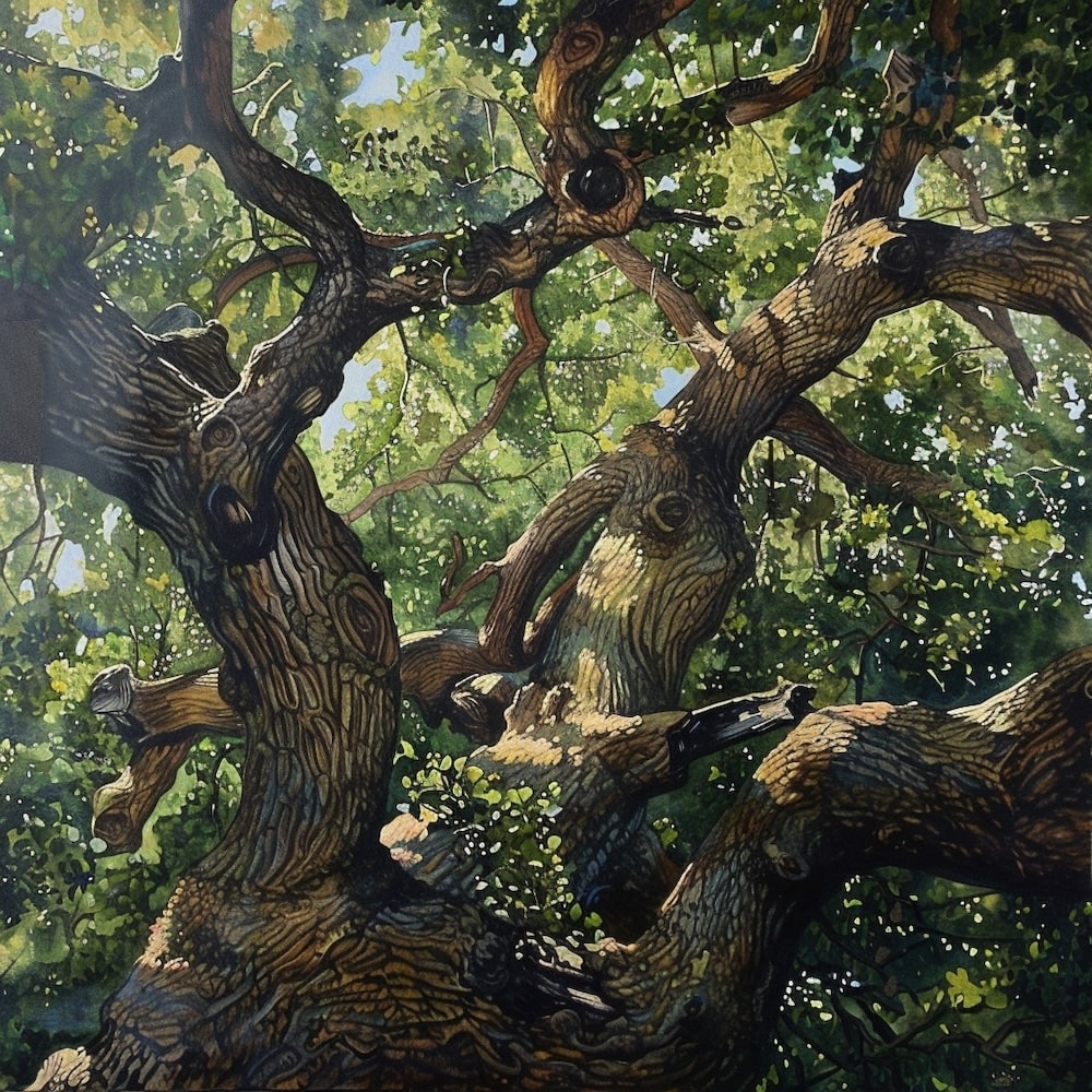 Tableau Branche D'Arbre, art mural décoration nature