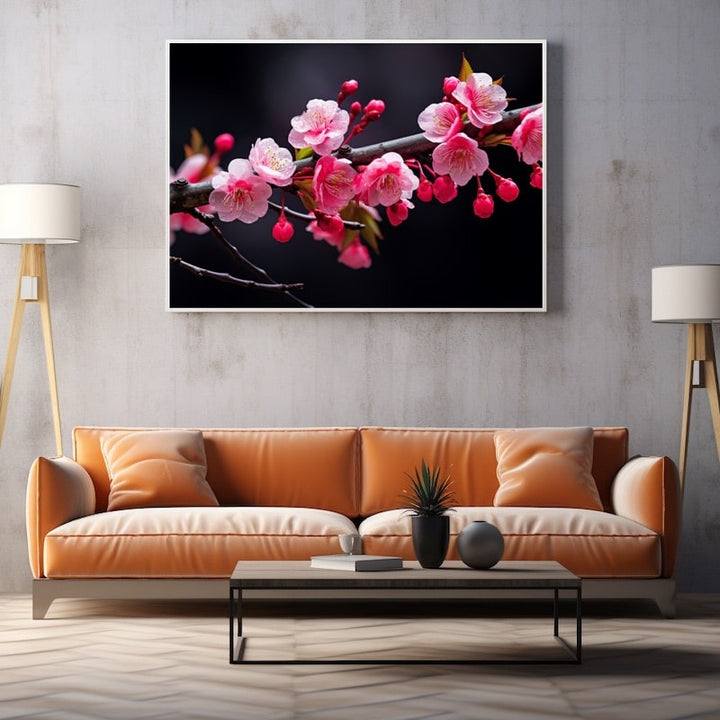Tableau Branche De Cerisier Japonais