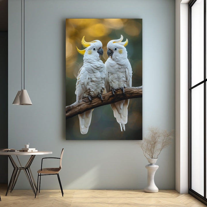 Tableau Cacatoès, art mural décoration nature