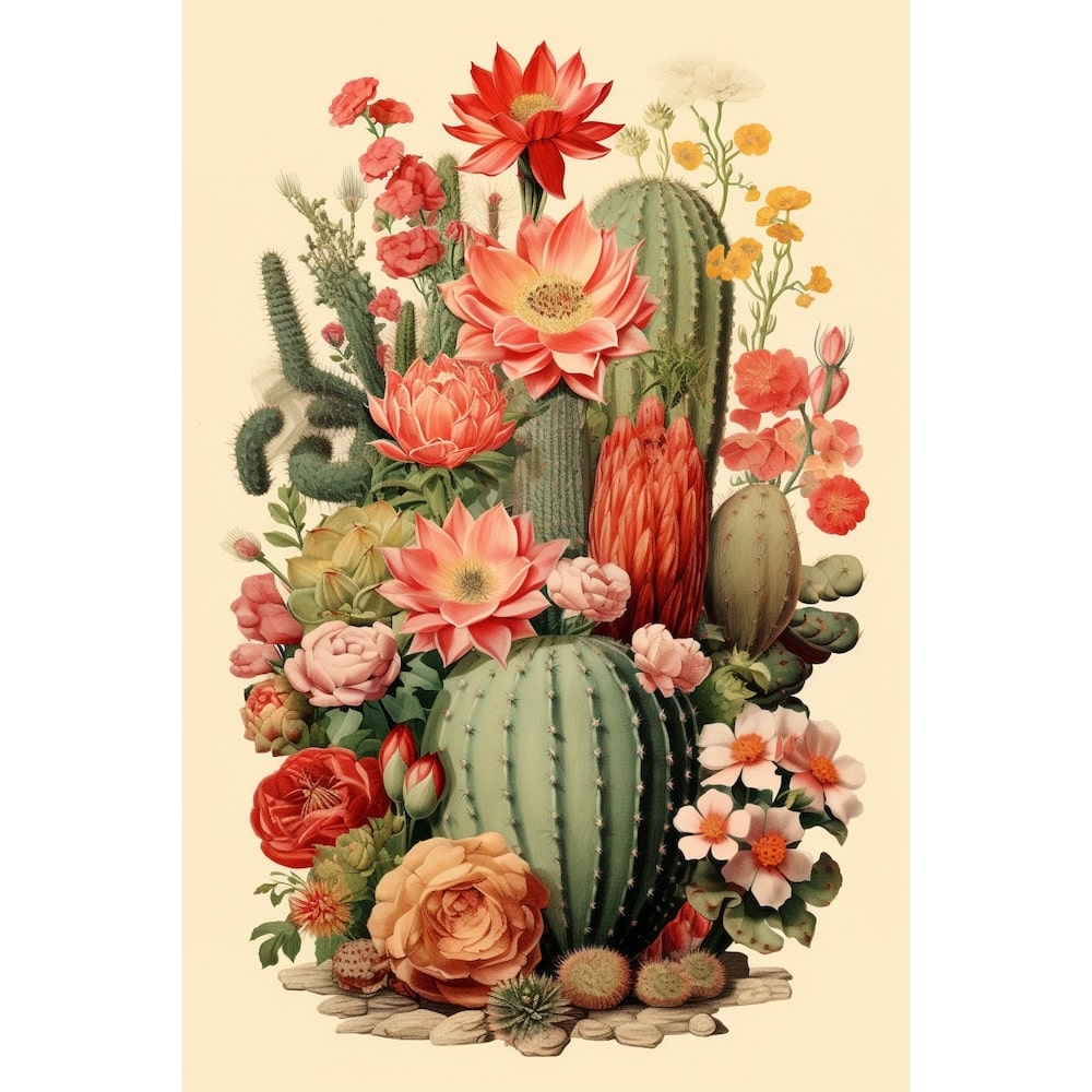 Tableau Cactus Affiche