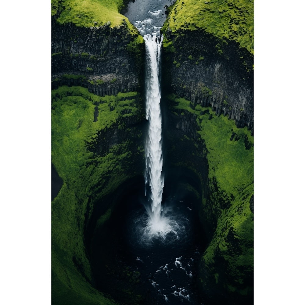 Tableau Nature Cascade, art mural décoration nature