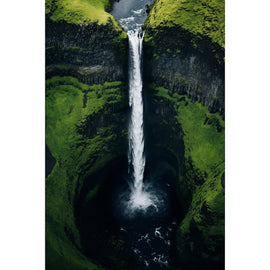 Tableau Nature Cascade, art mural décoration nature