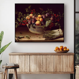 Tableau Célèbre Fruits, art mural décoration nature