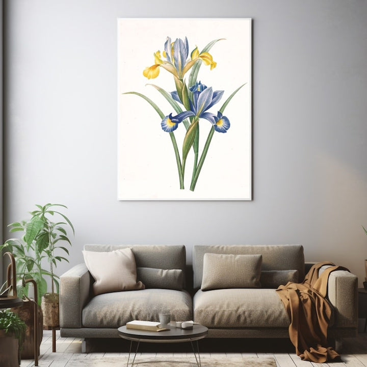 Tableau Célèbre Iris, art mural décoration nature