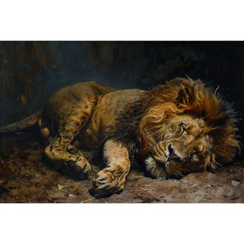 Tableau Célèbre Lion, art mural décoration nature