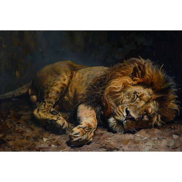 Tableau Célèbre Lion, art mural décoration nature