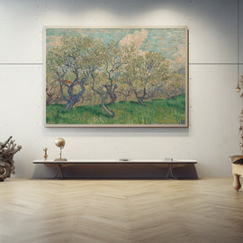 Tableau Cerisier en Fleurs Van Gogh, art mural décoration nature