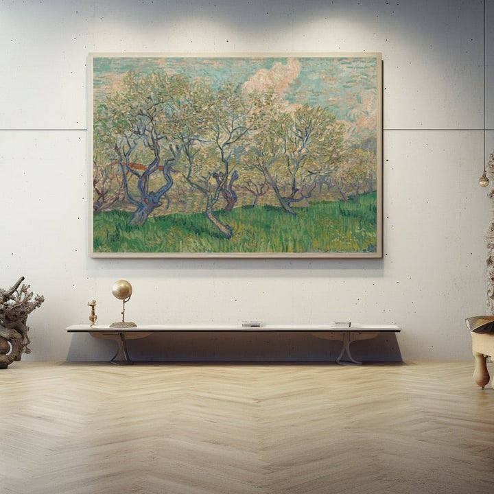 Tableau Cerisier en Fleurs Van Gogh, art mural décoration nature
