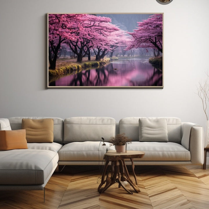 Tableau Cerisier Japonais En Fleur