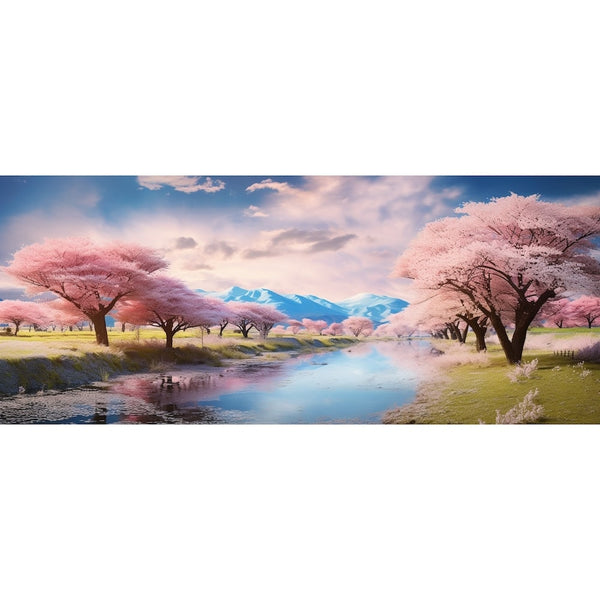 Tableau Cerisier Japonais Triptyque