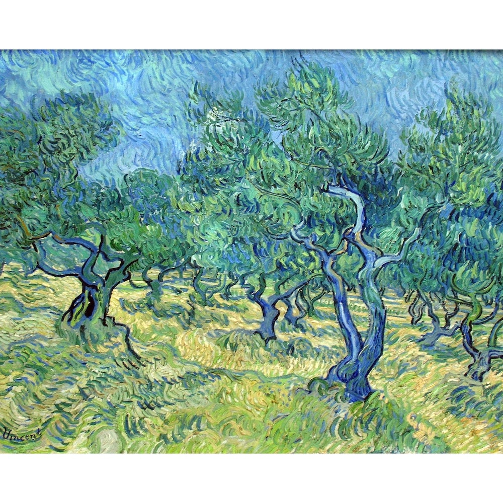 Tableau Champ d'Oliviers Van Gogh