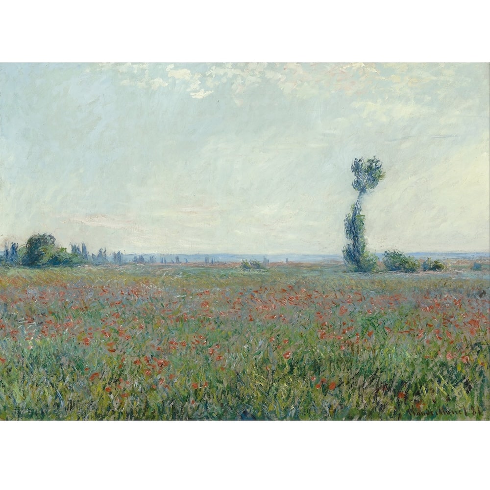 Tableau Champs Coquelicots Monet