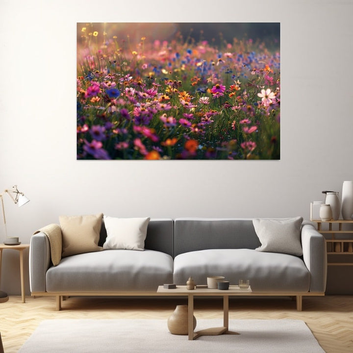 Tableau Champs De Fleurs