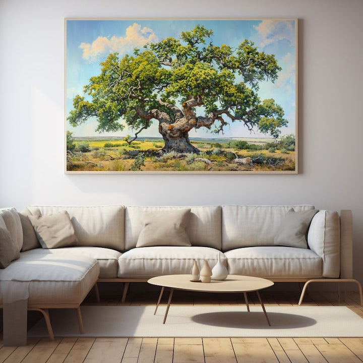 Tableau Chêne, art mural décoration nature