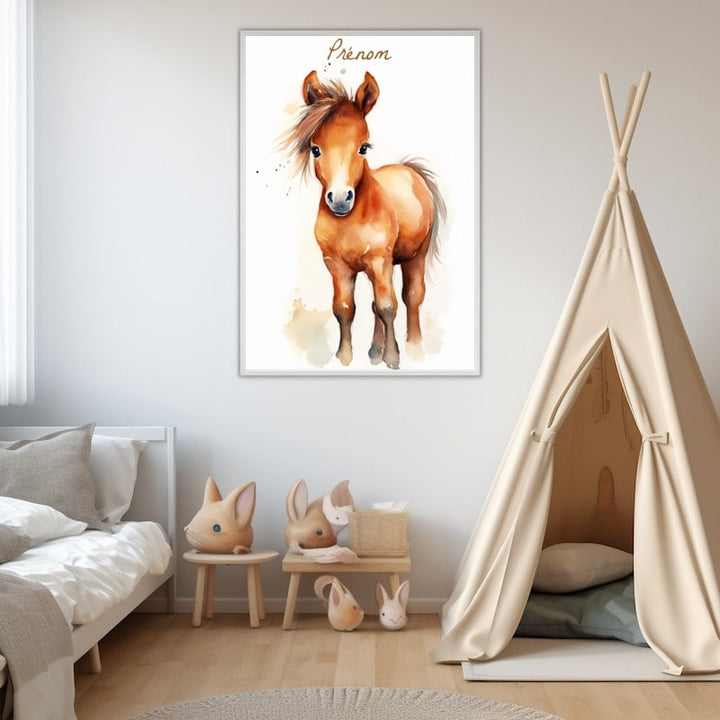 Tableau Cheval Personnalisé, art mural décoration nature