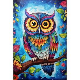 Tableau Chouette pour Bébé, art mural décoration nature, vue 2
