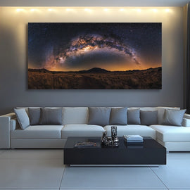 Tableau Voie Lactée Panoramique, art mural décoration nature