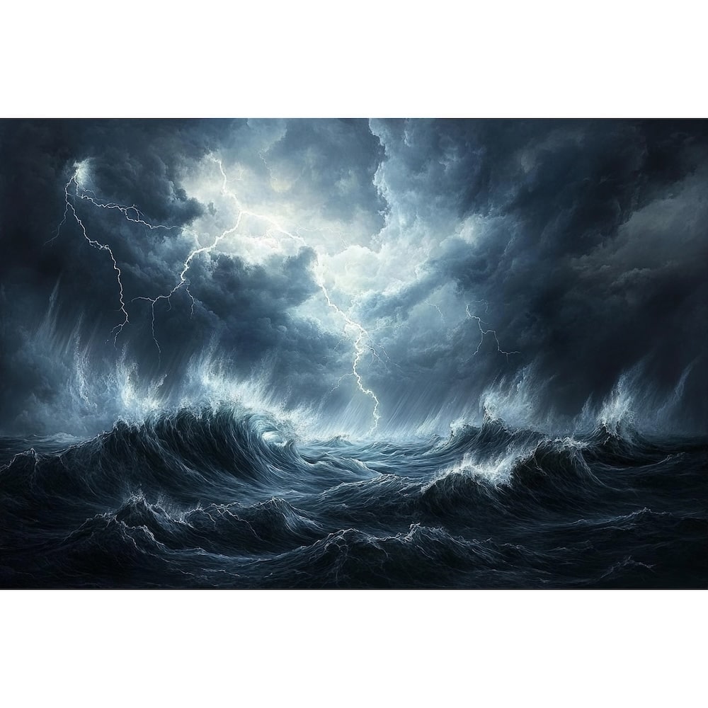 Tableau Ciel d'Orage, art mural décoration nature