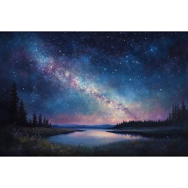 Tableau Ciel Nuit, art mural décoration nature