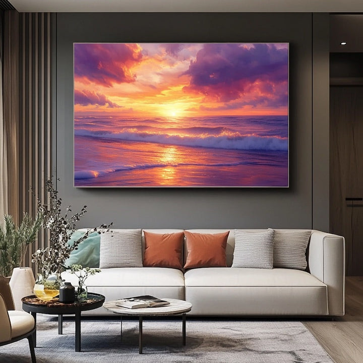 Tableau Ciel sur Mer, art mural décoration nature