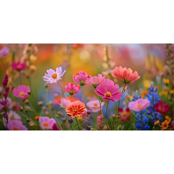 Tableau Cinq Parties Fleurs