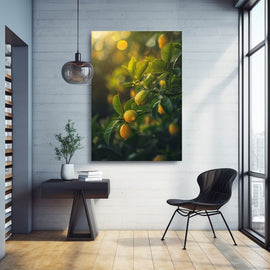 Tableau Citronnier, art mural décoration nature