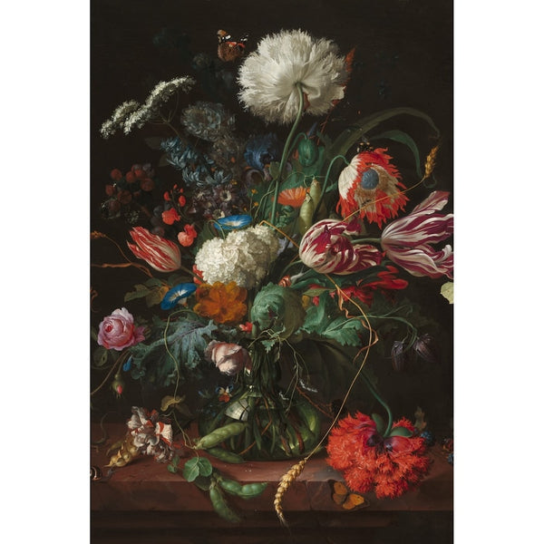 Tableau Connu avec des Fleurs, art mural décoration nature