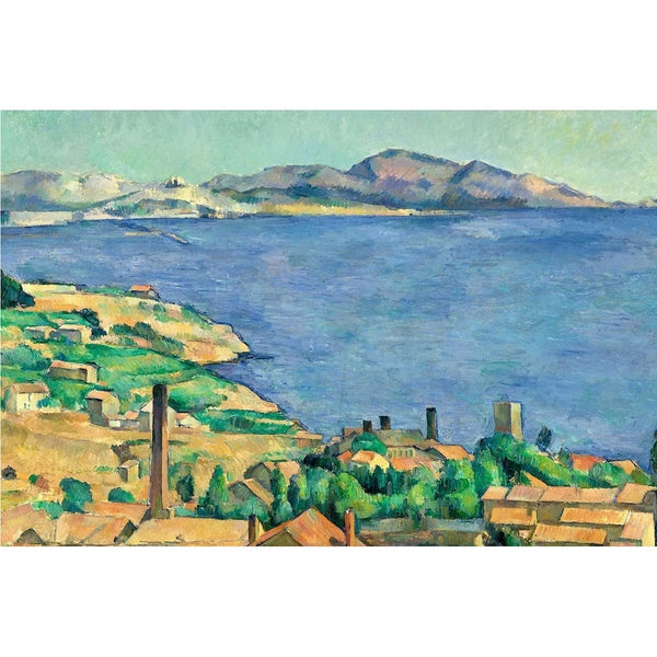 Tableau Golfe de Marseille Cézanne, art mural décoration nature