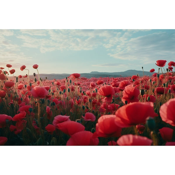 Tableau Contemporain Coquelicots