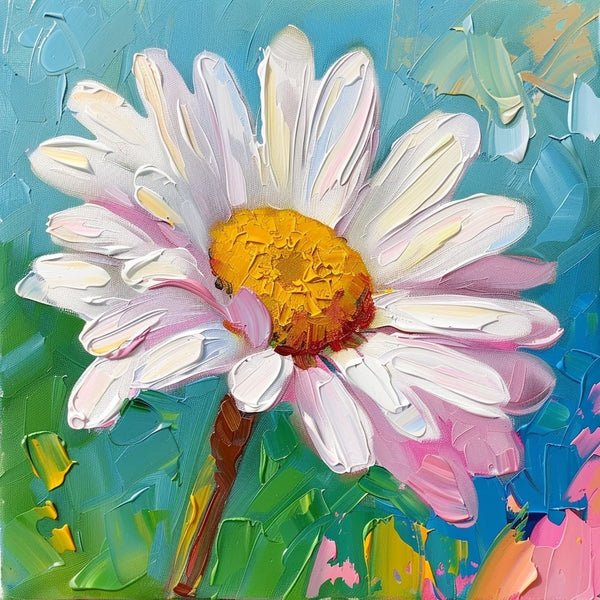 Tableau Contemporain Fleur