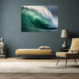 Tableau Contemporain Mer, art mural décoration nature