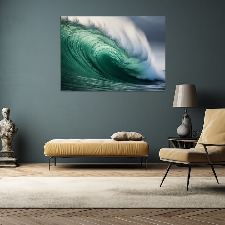 Tableau Contemporain Mer, art mural décoration nature