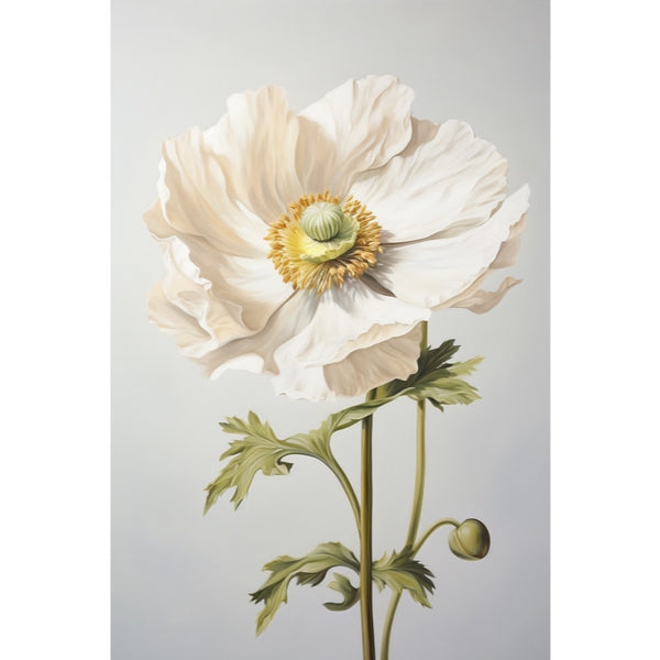 Tableau Blanc Coquelicot