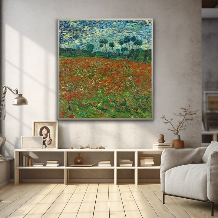 Tableau Coquelicot Connu, art mural décoration nature