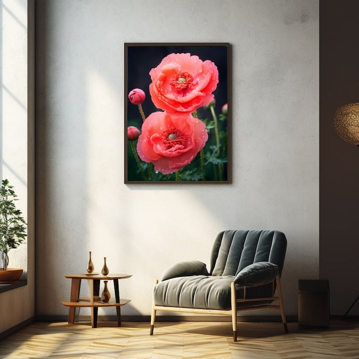 Tableau Coquelicot Rose