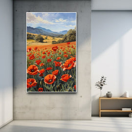 Tableau Coquelicot Vertical