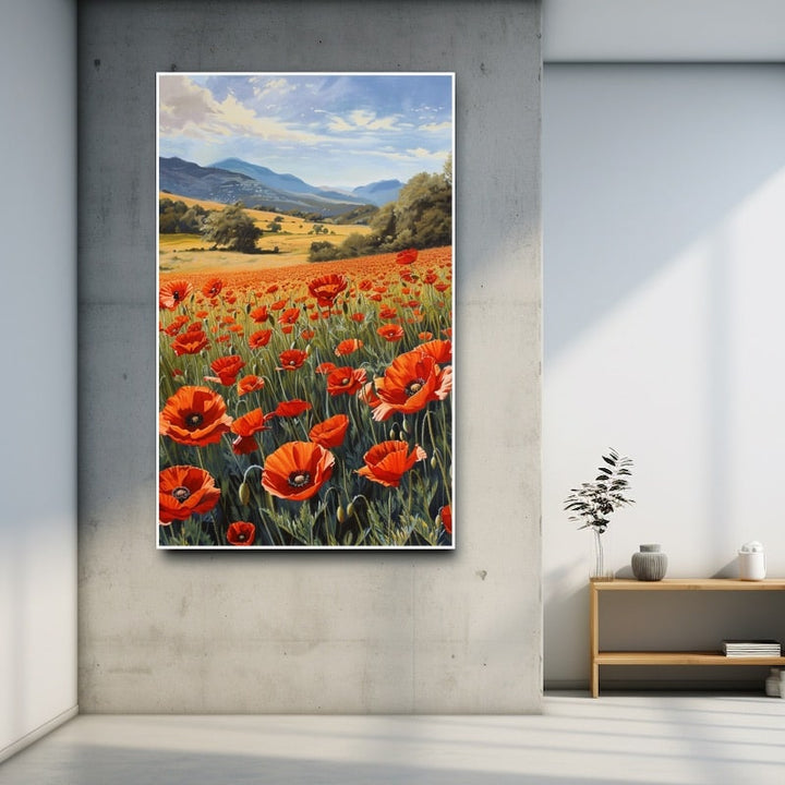 Tableau Coquelicot Vertical