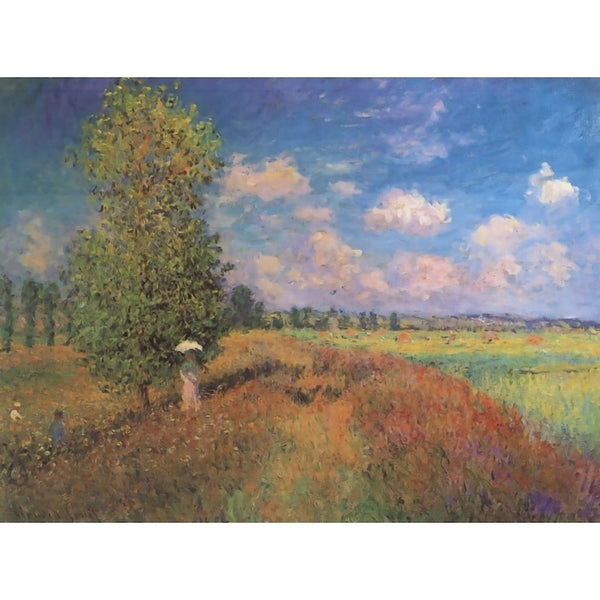 Tableau Coquelicot Monet, art mural décoration nature