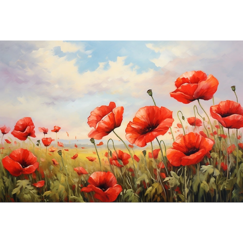Tableau Coquelicots Toile