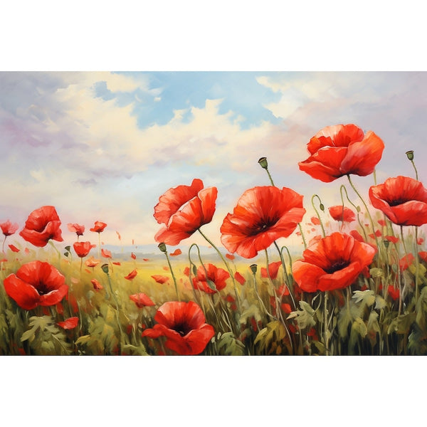 Tableau Coquelicots Toile