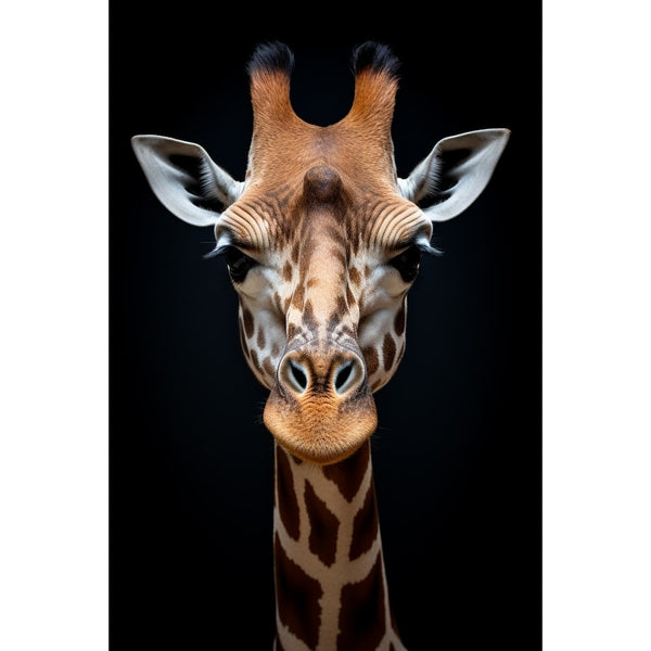 Tableau Cou de Girafe, art mural décoration nature