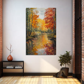 Tableau Couleur Automne, art mural décoration nature