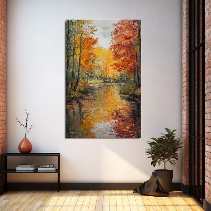 Tableau Couleur Automne, art mural décoration nature