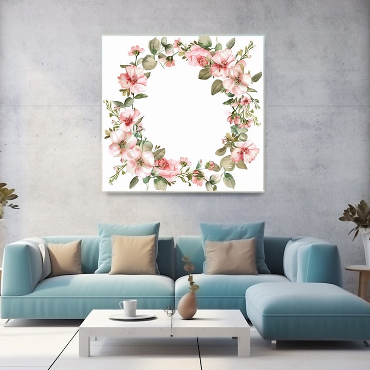 Tableau Couronne De Fleurs