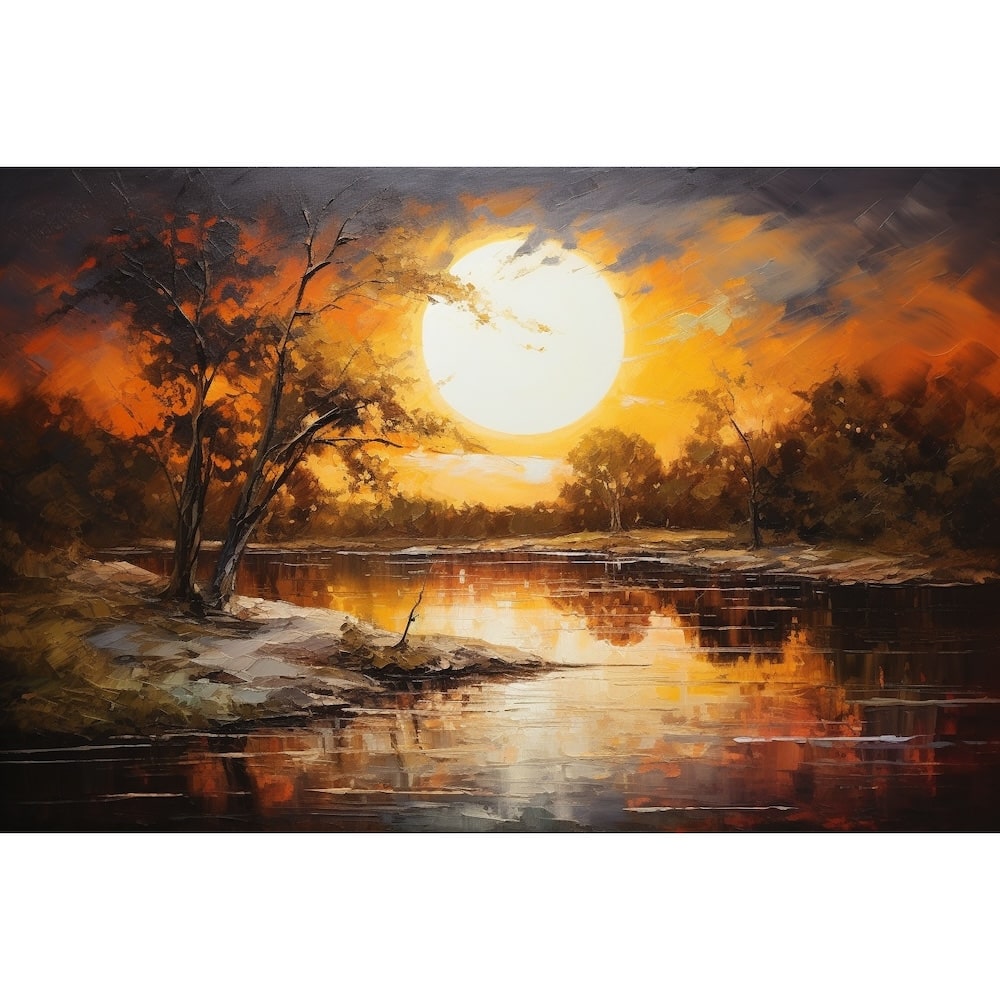 Tableau Couteau Paysage